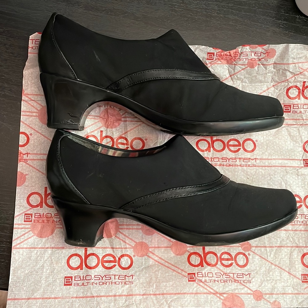 abeo Judith boot 8.5 Black Neutral Arch